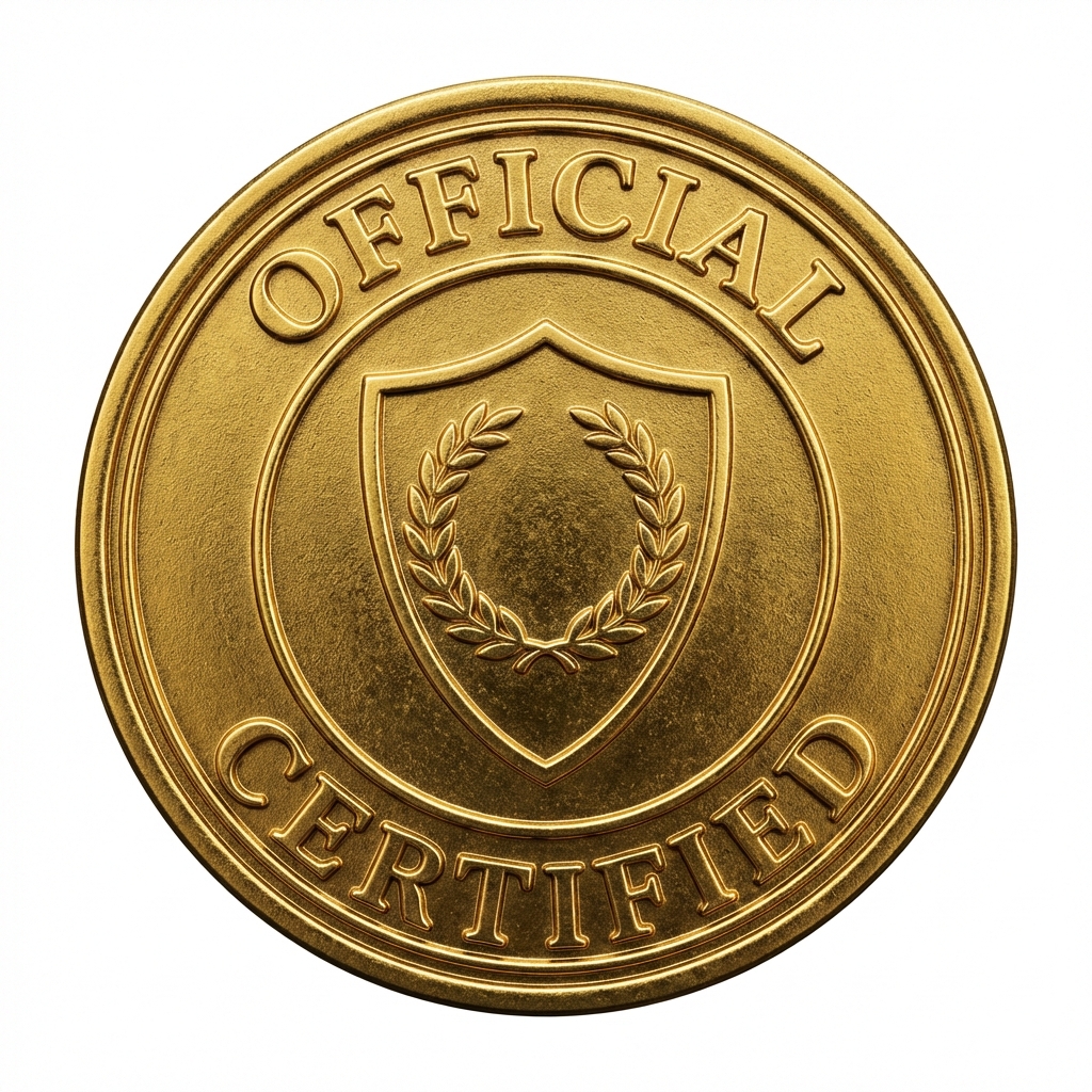 Certified Authenticity Seal